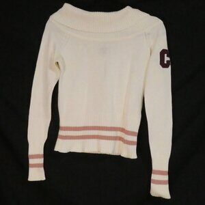 CASTRO GIRL | size 3 | Cream Knit Pullover Sweater